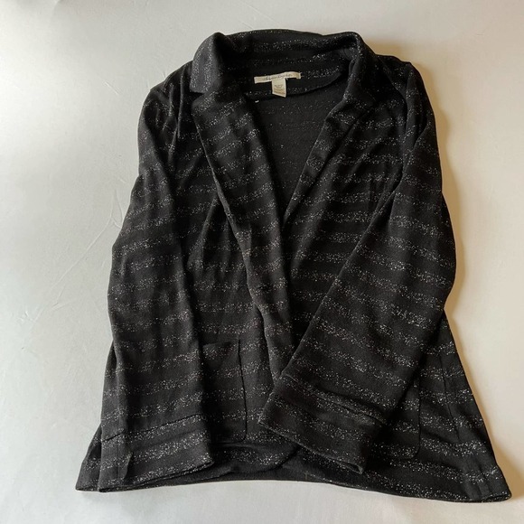 AMERICAN Rag Black and Silver striped Cardigan XL - Picture 1 of 9